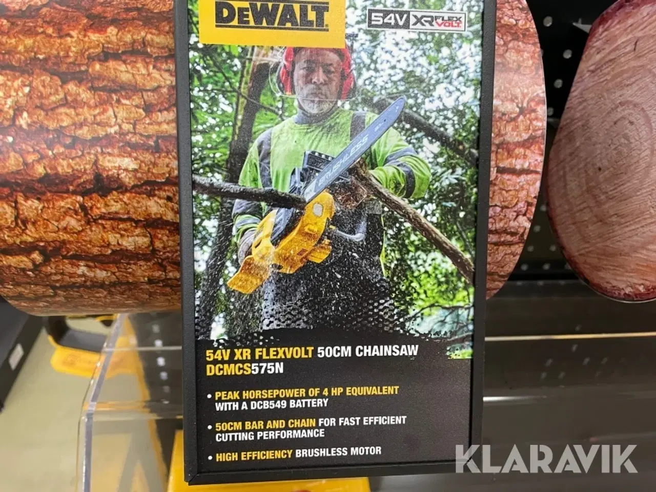 Billede 9 - Kædesav DEWALT DCMCS575N-XJ 54v 50 cm