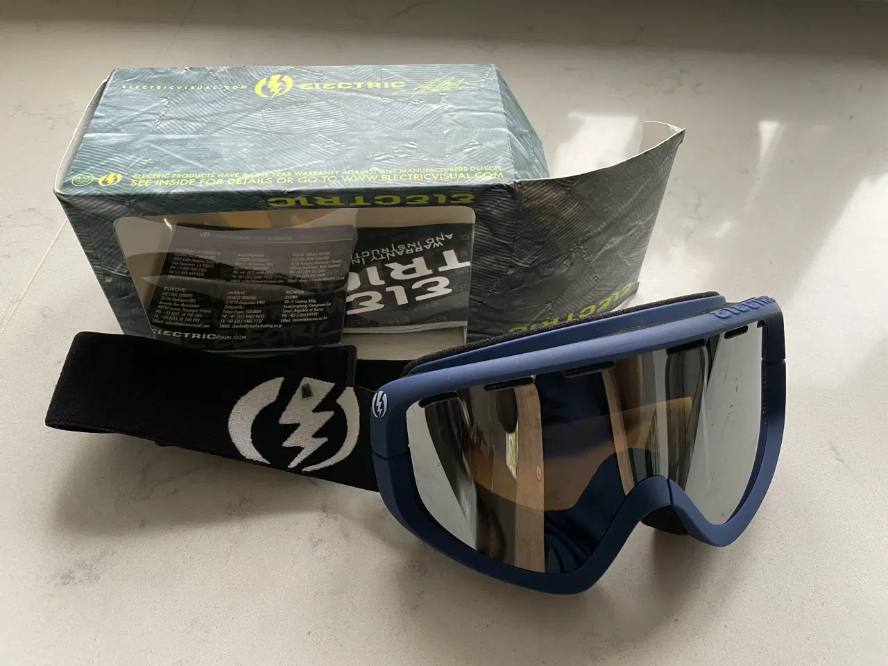 Billede 1 - ElectricVisual skibriller i navy/bronze