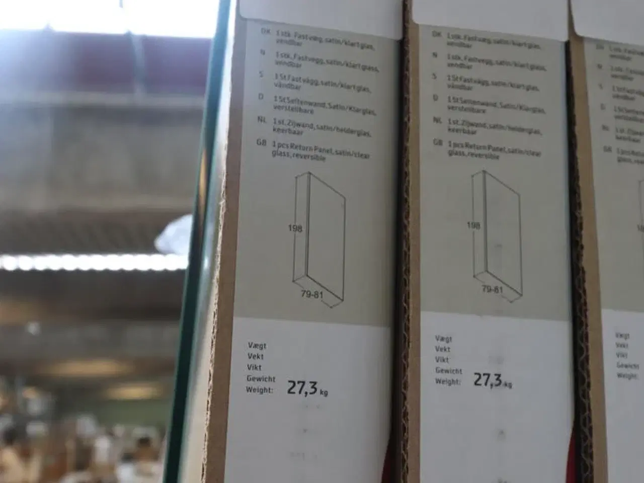Billede 1 - 2 stk brusevægge