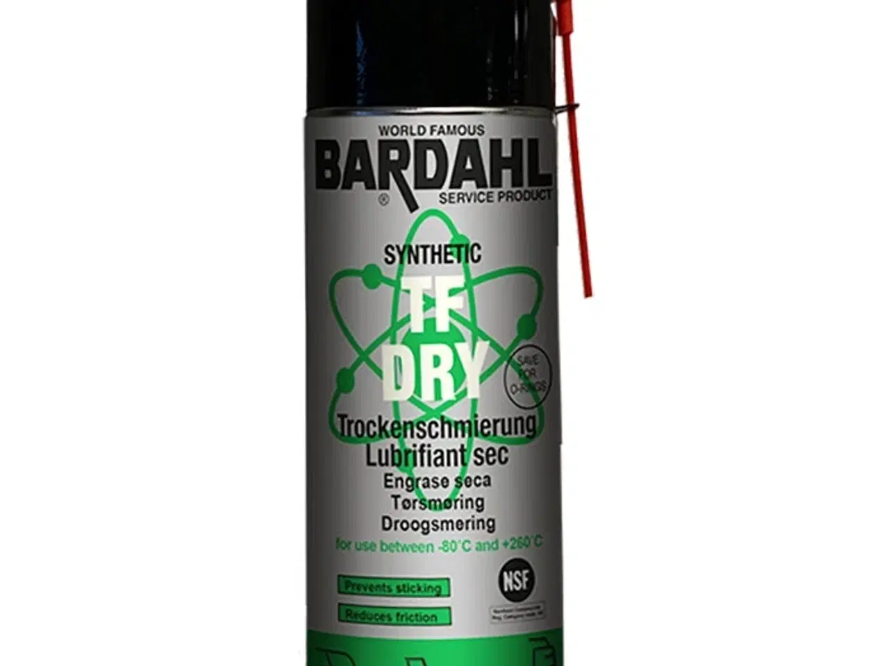 Billede 1 - Bardahl Kædespray Tef Dry Ptfe 400 Ml.