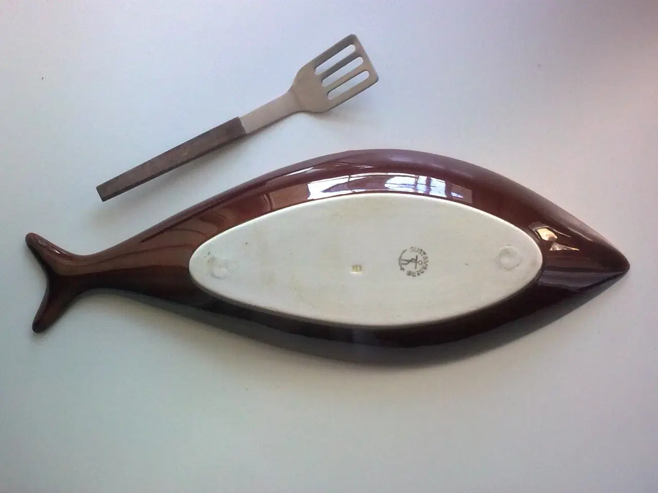 Billede 2 - Stig Lindberg fisk skål Gustavsberg