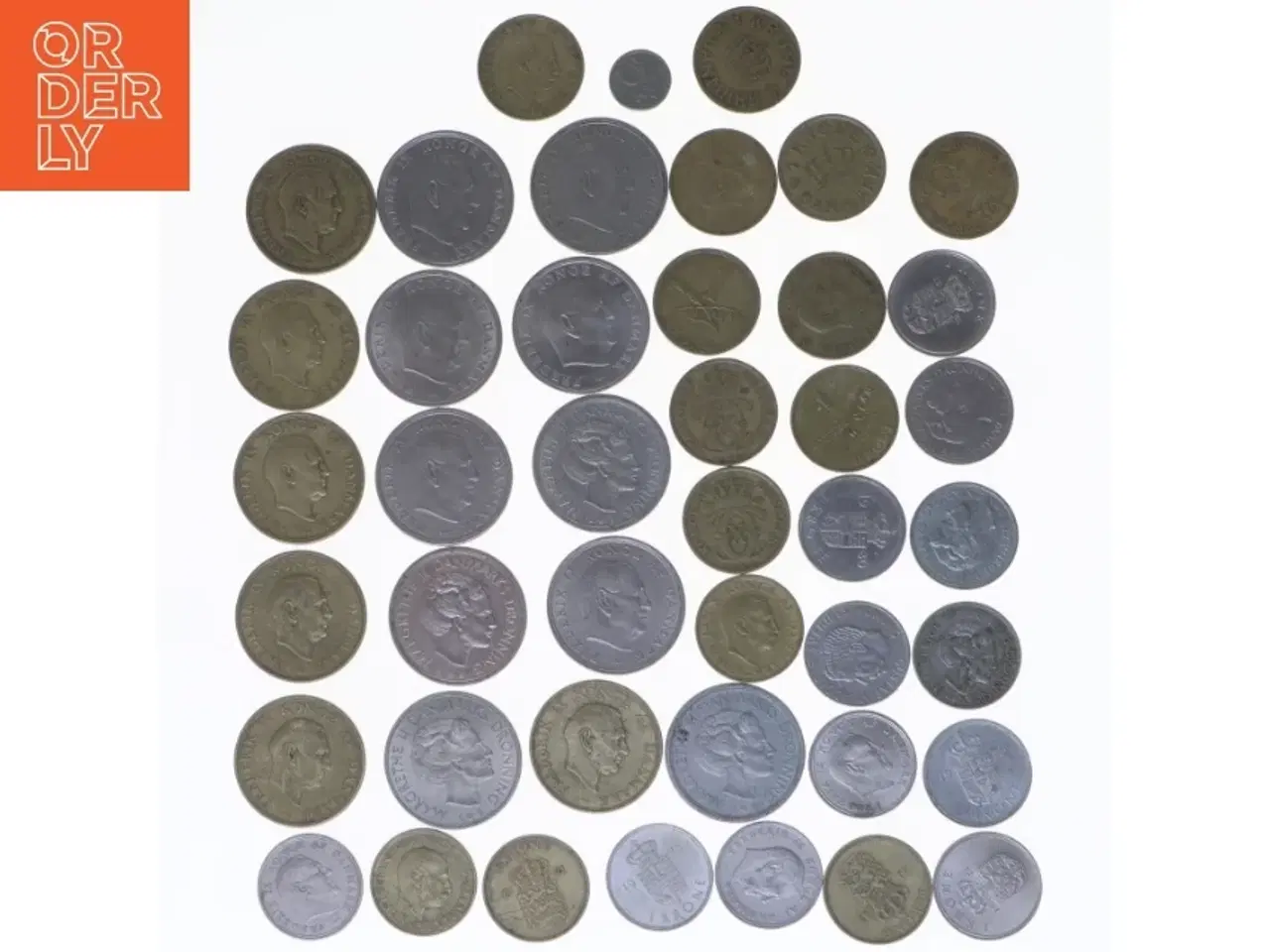 Billede 1 - Samling af gamle danske mønter (str. 43 styk)
