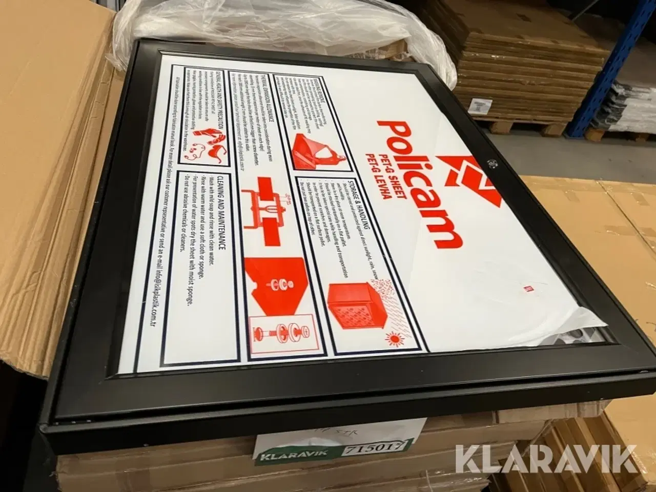 Billede 2 - Infoboks Sort med lås 20 styk