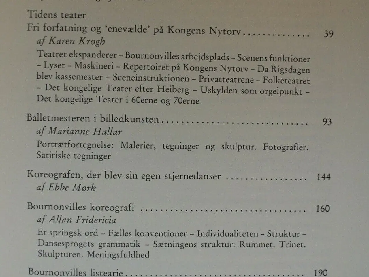 Billede 3 - perspektiv på bournonville, red. af erik aschengre
