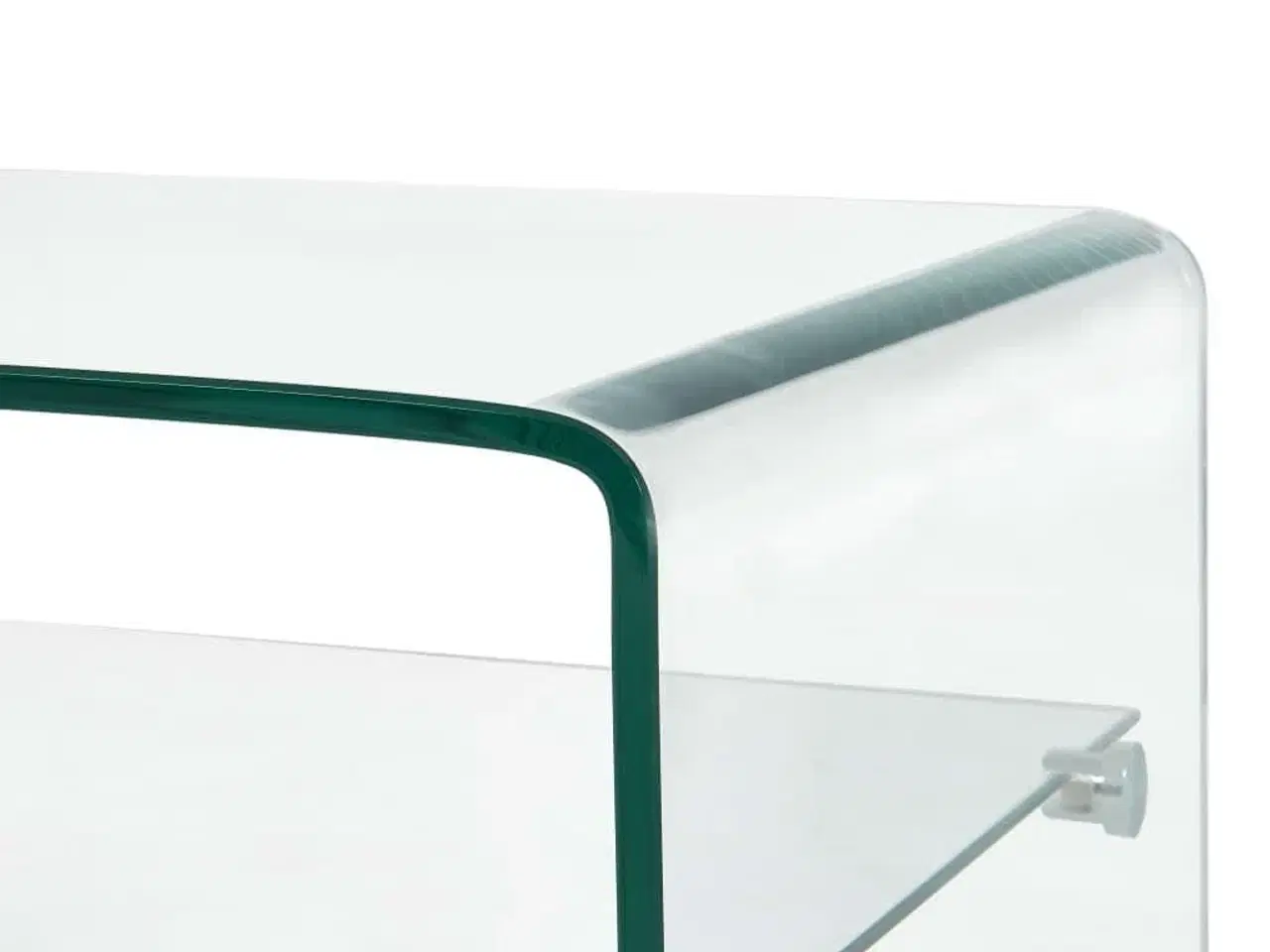 Billede 3 - Sofabord 98 x 45 x 31 cm hærdet glas transparent