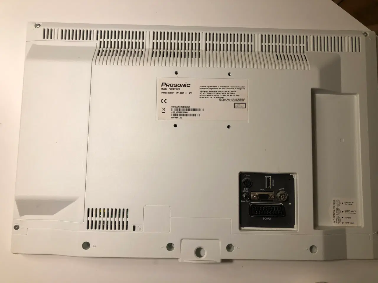 Billede 9 - 22 tommer LCD TV fra Prosonic med indbygget DVD af