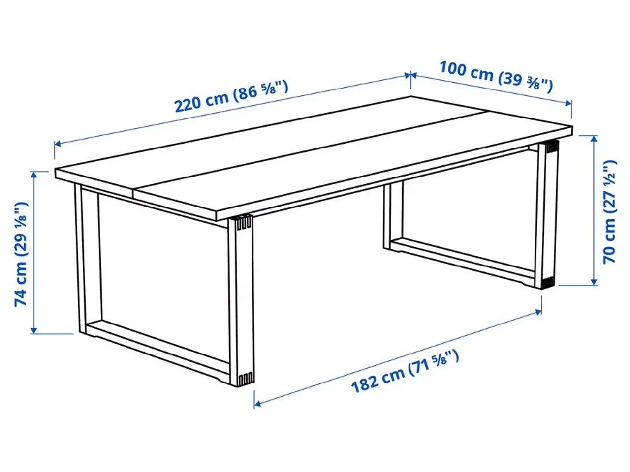 Billede 6 - Spisebord fra ikea MÖRBYLÅNGA