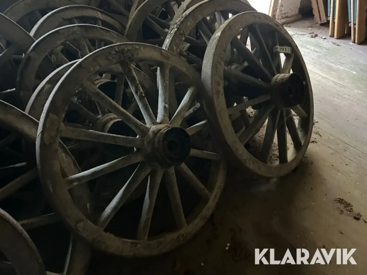 Billede 1 - Hestevognshjul 2 styk