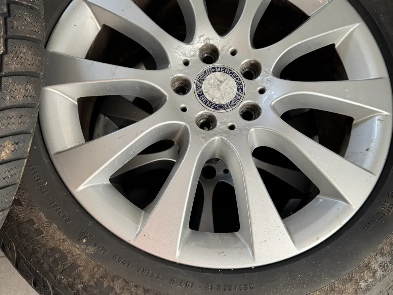 Billede 1 - Vinterdæk på org. Mercedes ML fælge