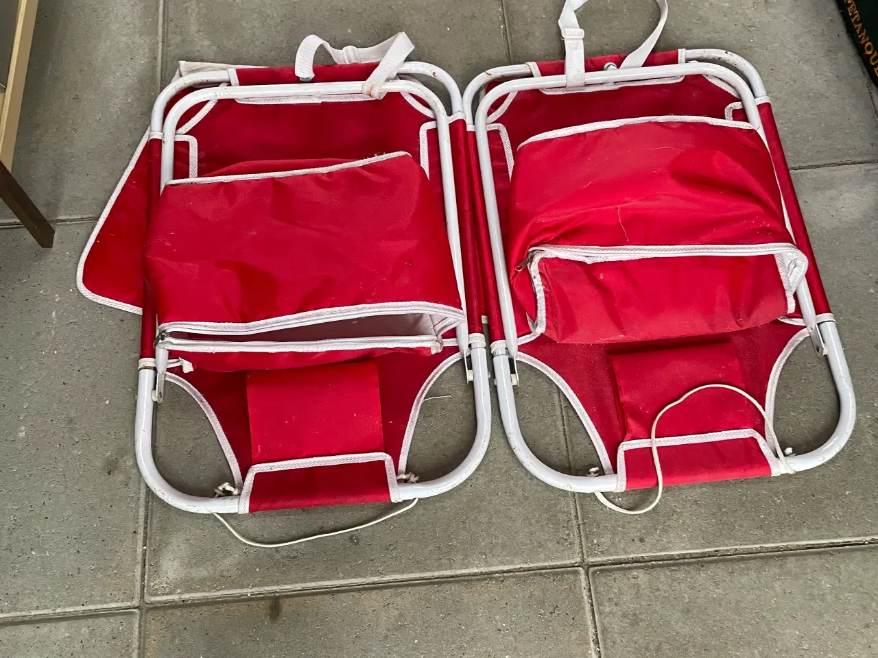 Billede 4 - Strand stole campingstole 2 stk. røde