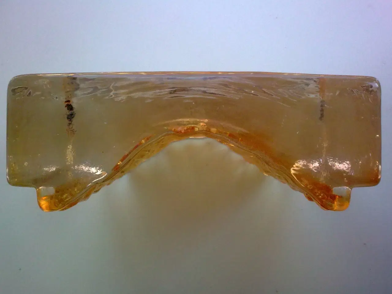 Billede 2 - Vitrika glas blok T upcycle DIY skulptur