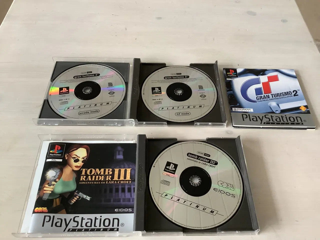 Billede 2 - Gran Turismo2 og Tomb Raider 3 og 3 andre ps1 spil