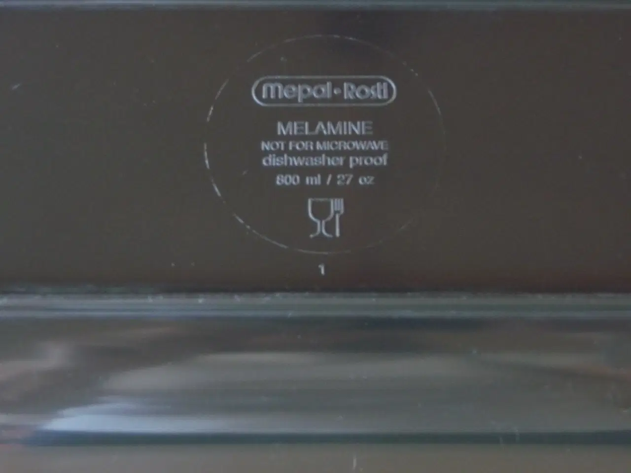 Billede 4 - FAD / SKÅL - hvid plast indvendig - grå udvendig