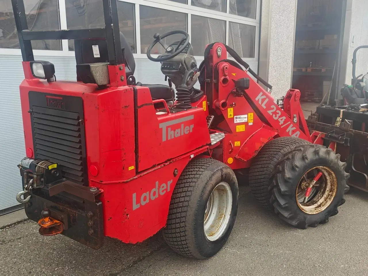 Billede 3 - Thaler KL 234/ Ka Skovl, pallegafler, siloklo medfølger