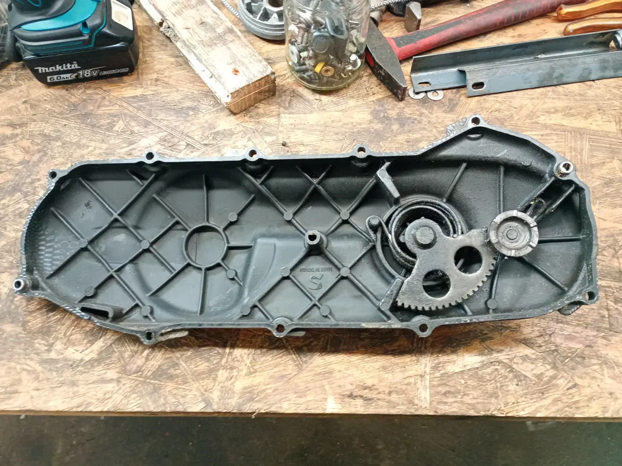 Billede 2 - Komplet kickstarterskjold til Yamaha jog r 