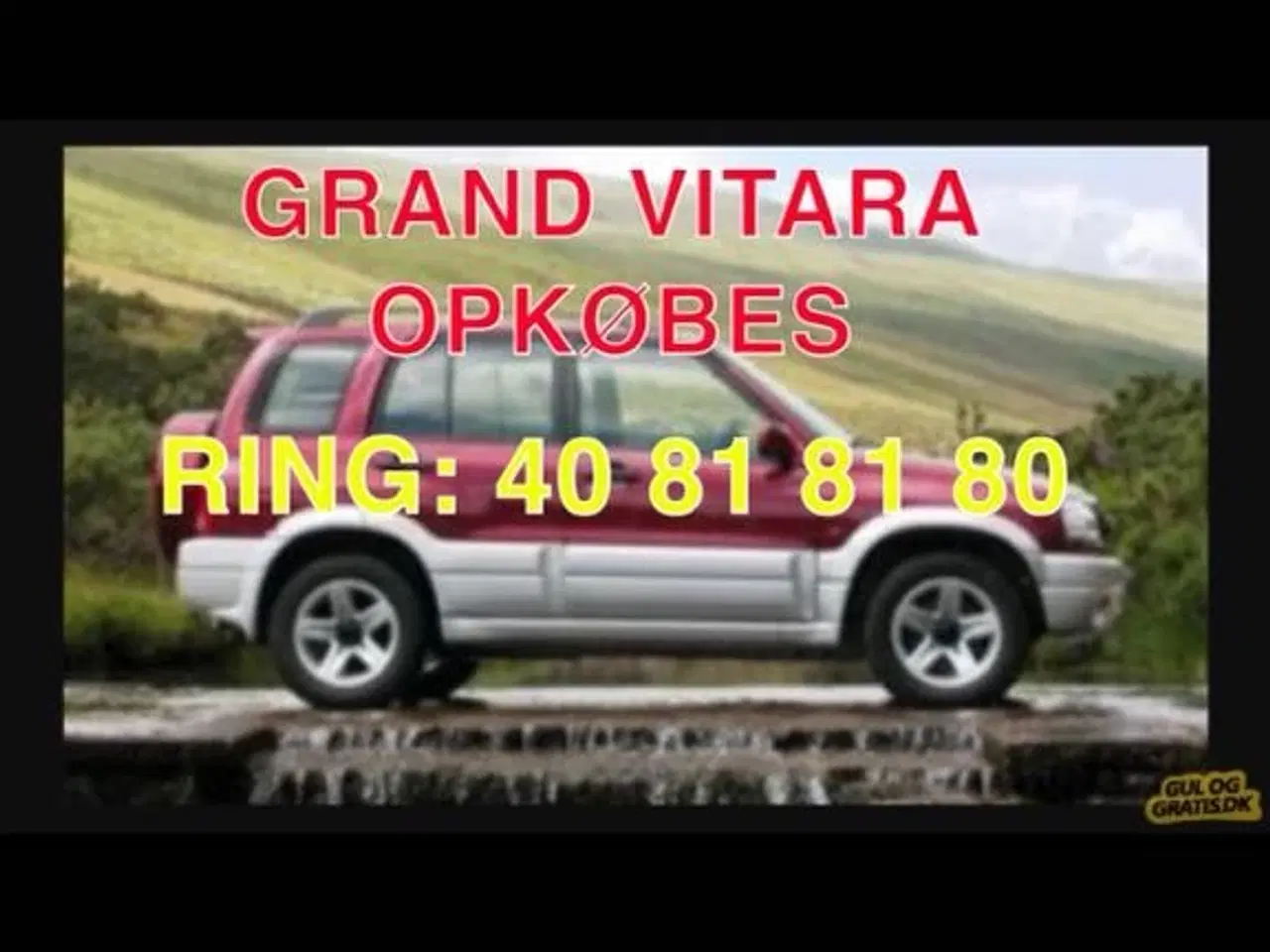 Billede 2 - GRAND VITARA KØBES