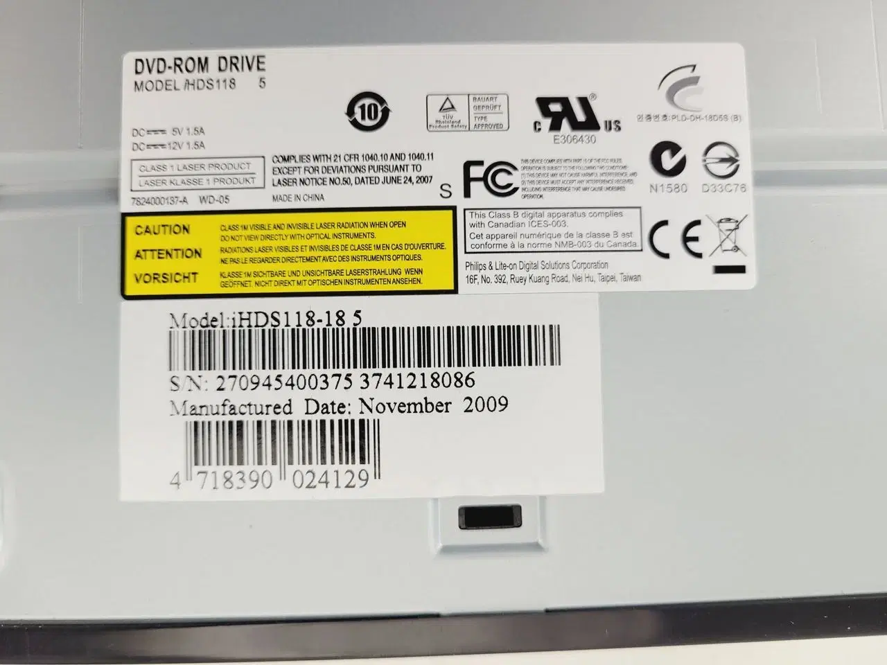 Billede 3 - DVD-ROM Drev - IHDS118