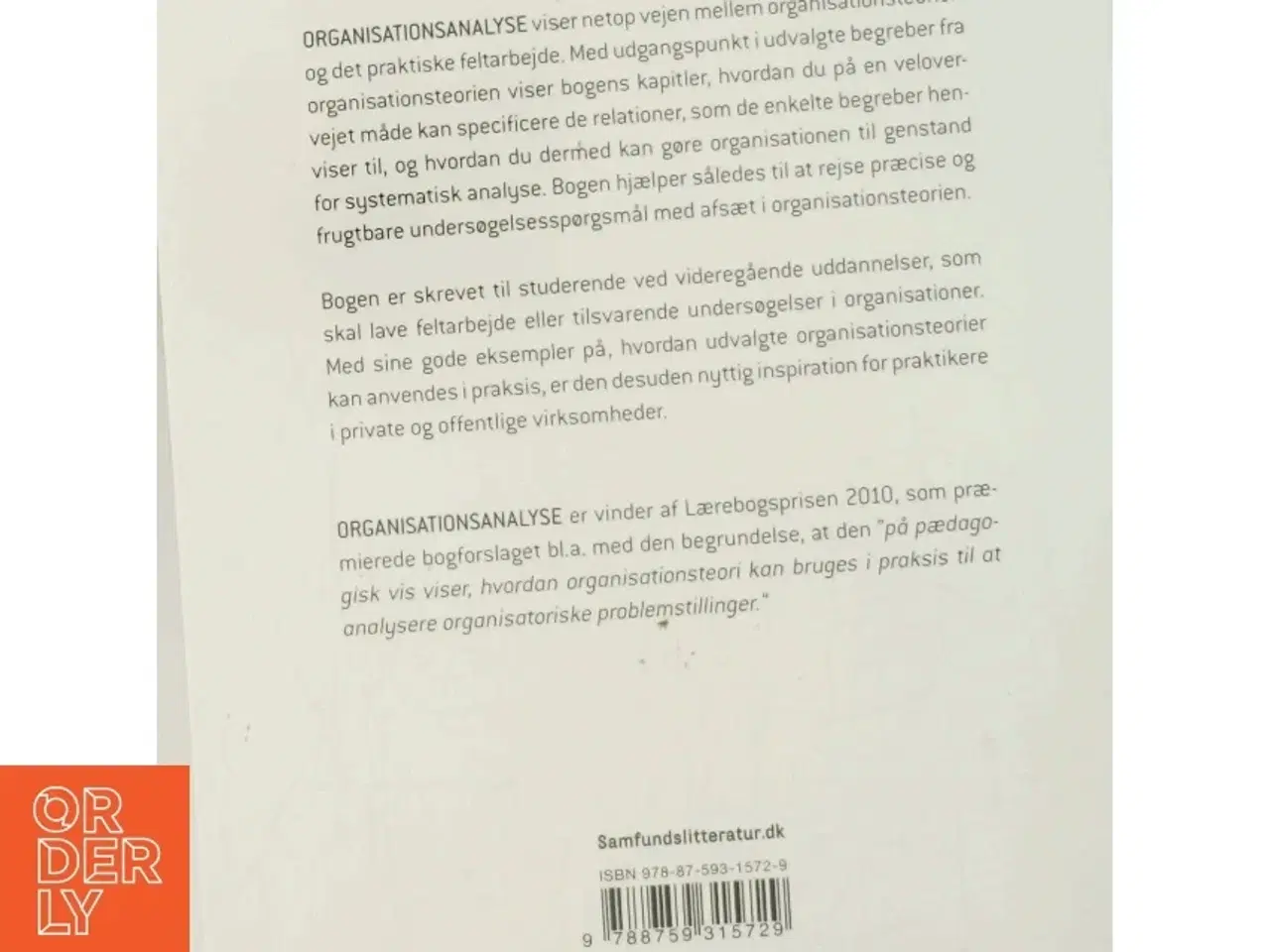 Billede 3 - Organisationsanalyse af Christian Frankel, Kjeld Schmidt (ed.) (Bog)