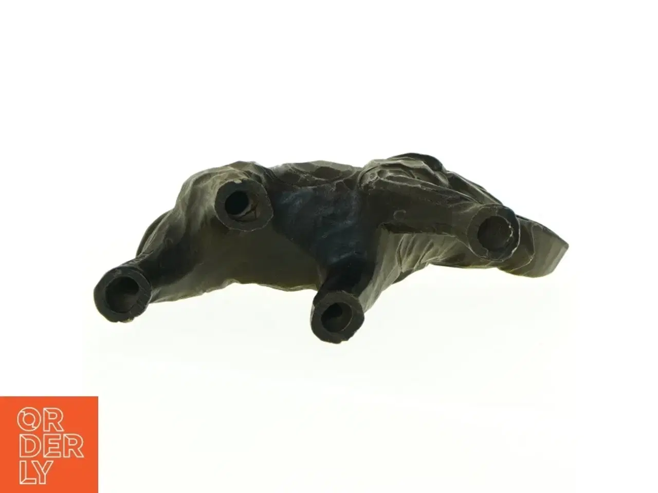 Billede 4 - Bronzefarvet elefantfigur (str. 15 x 9 cm)