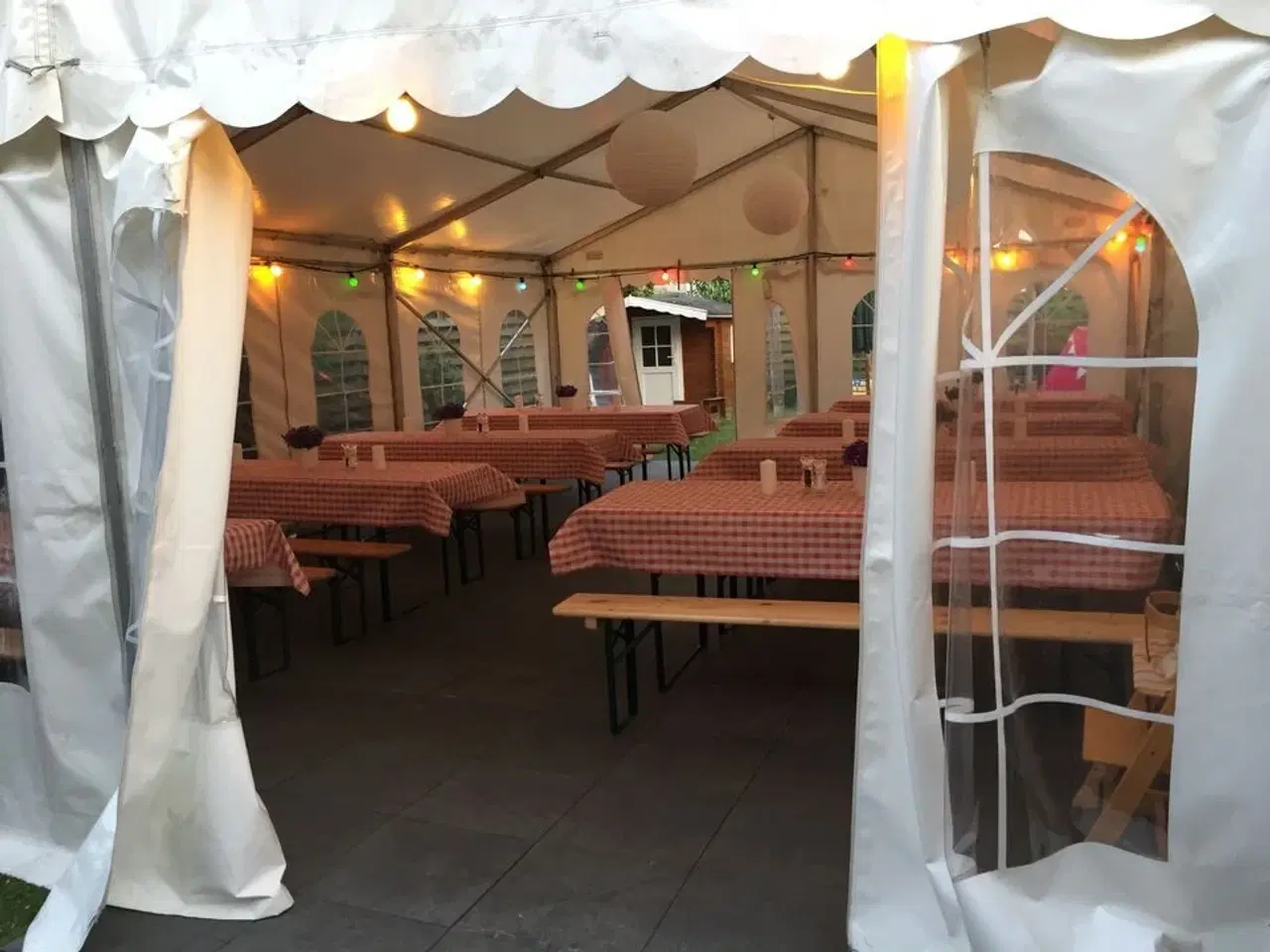 Billede 2 - Partytelt, mrk. Röder, 6x12 meter