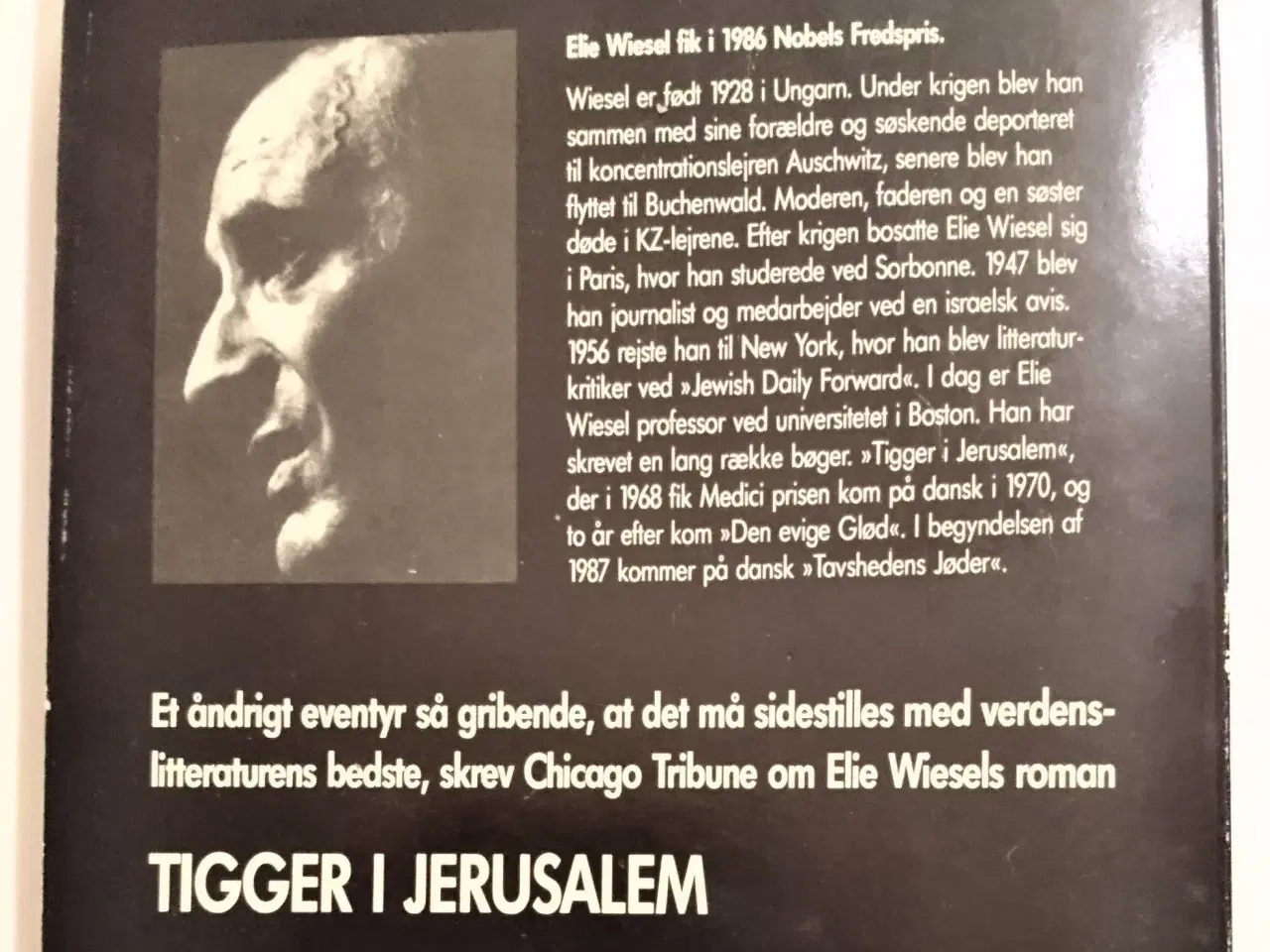 Billede 2 - Tigger i Jerusalem Af Elie Wiesel