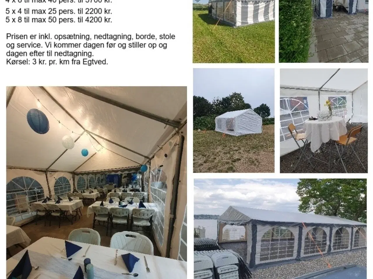 Billede 1 - Partytelt udlejning