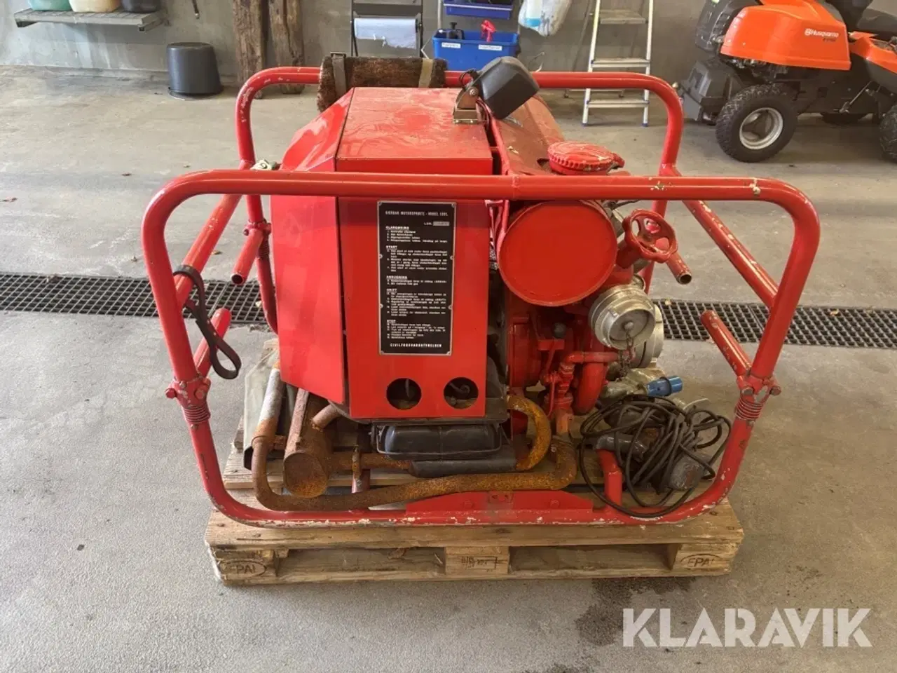 Billede 7 - Brandpumpe DVI VW 1200 pumpemotor