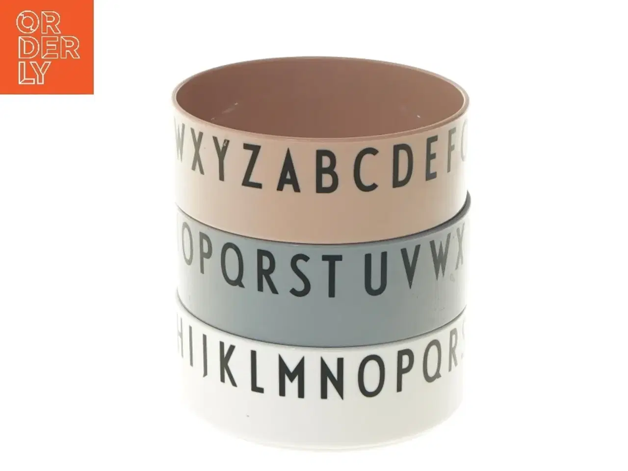 Billede 2 - Design Letters skåle sæt fra Design Letters (str. 3 stk Ø 11 cm længde 4,5 cm)