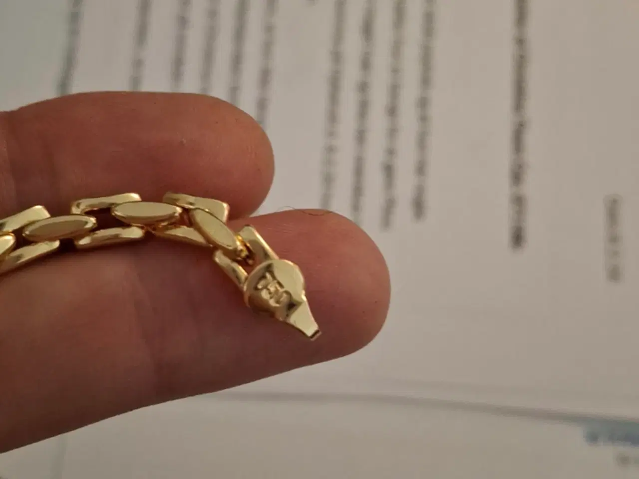 Billede 2 - 18k halskæde guld stemplet 750, 50 cm