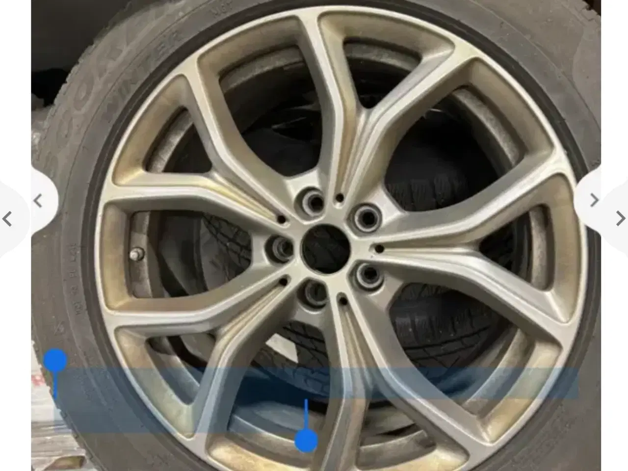 Billede 1 - Vinterdæk med alufælge