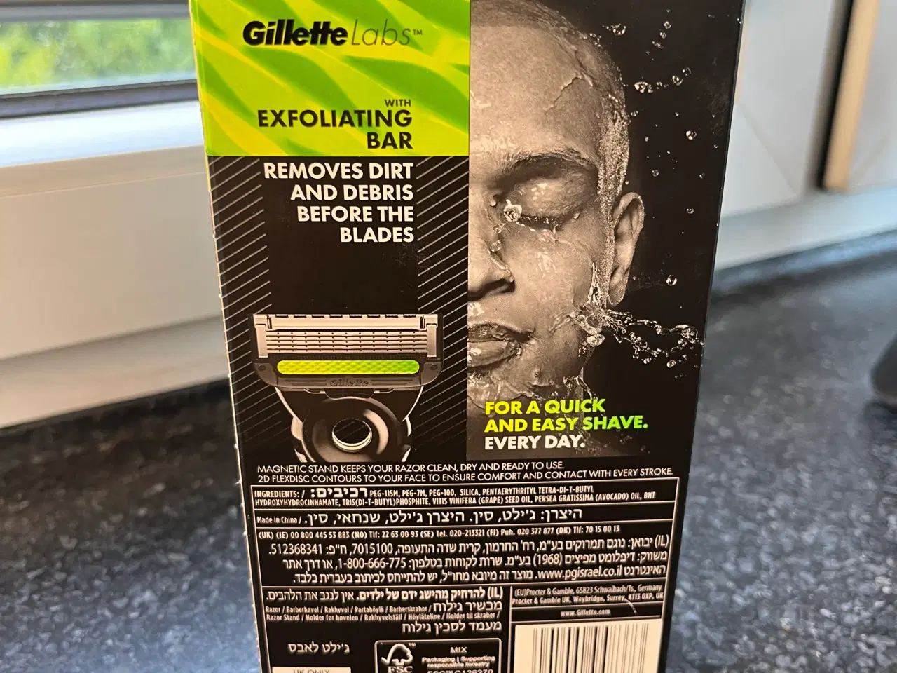 Billede 2 - Gillette Labs Neon Night Edition Barberskraber