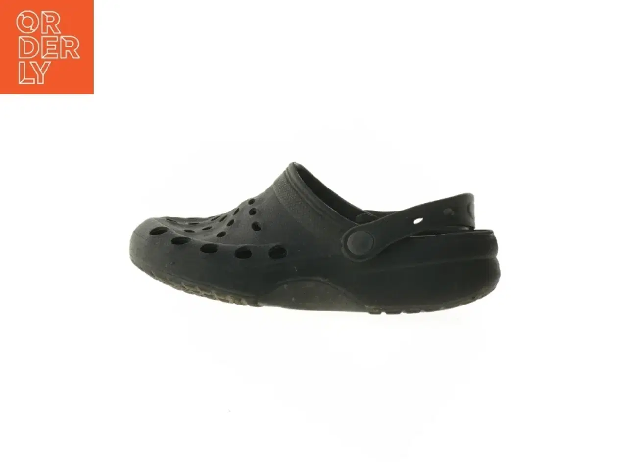 Billede 1 - Sort plast clogs (svarer til 36/37str. 38/39 )