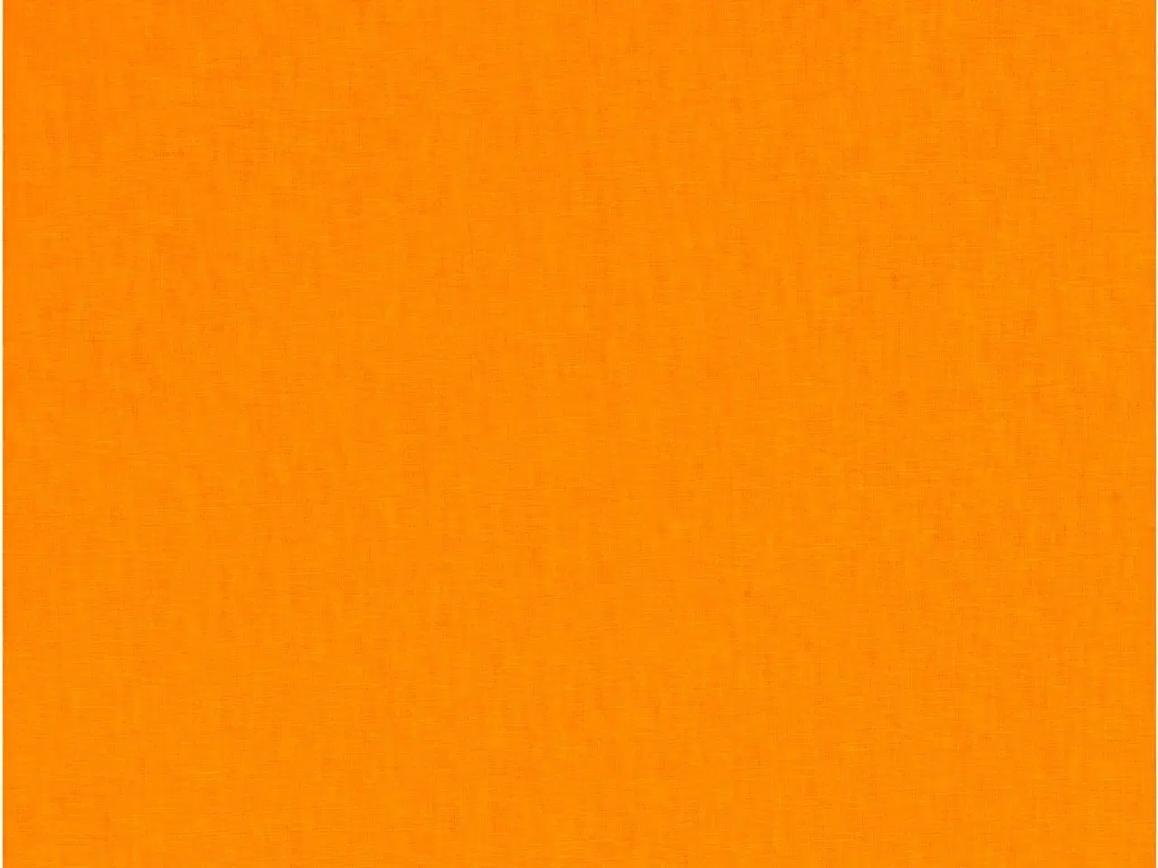 Billede 1 - Kvalitetsstof i orange - 145 cm, 140 g, 10 m