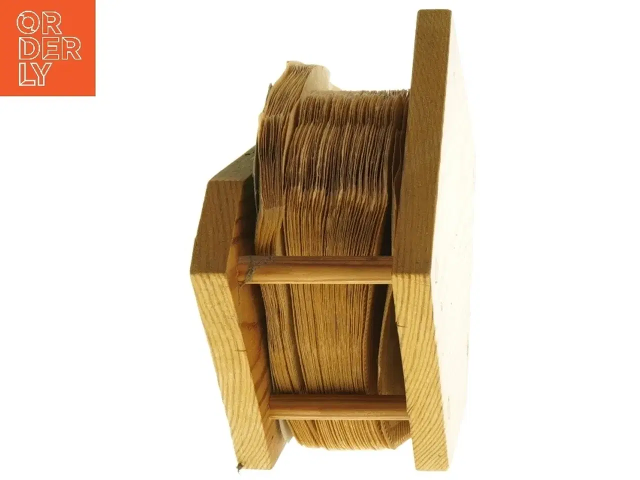 Billede 3 - Træholder til kaffefiltre (str. 14,5x22x7 cm)