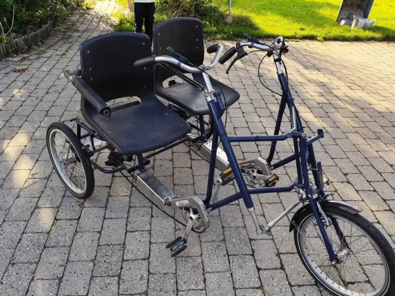 Billede 2 - SUPER FIN 2 PERSONERS HANDICAPCYKEL  MED STOLESÆDE