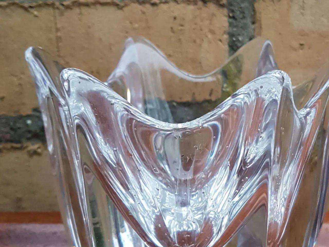 Billede 1 - Smuk kunstglas skål fra Orrefors