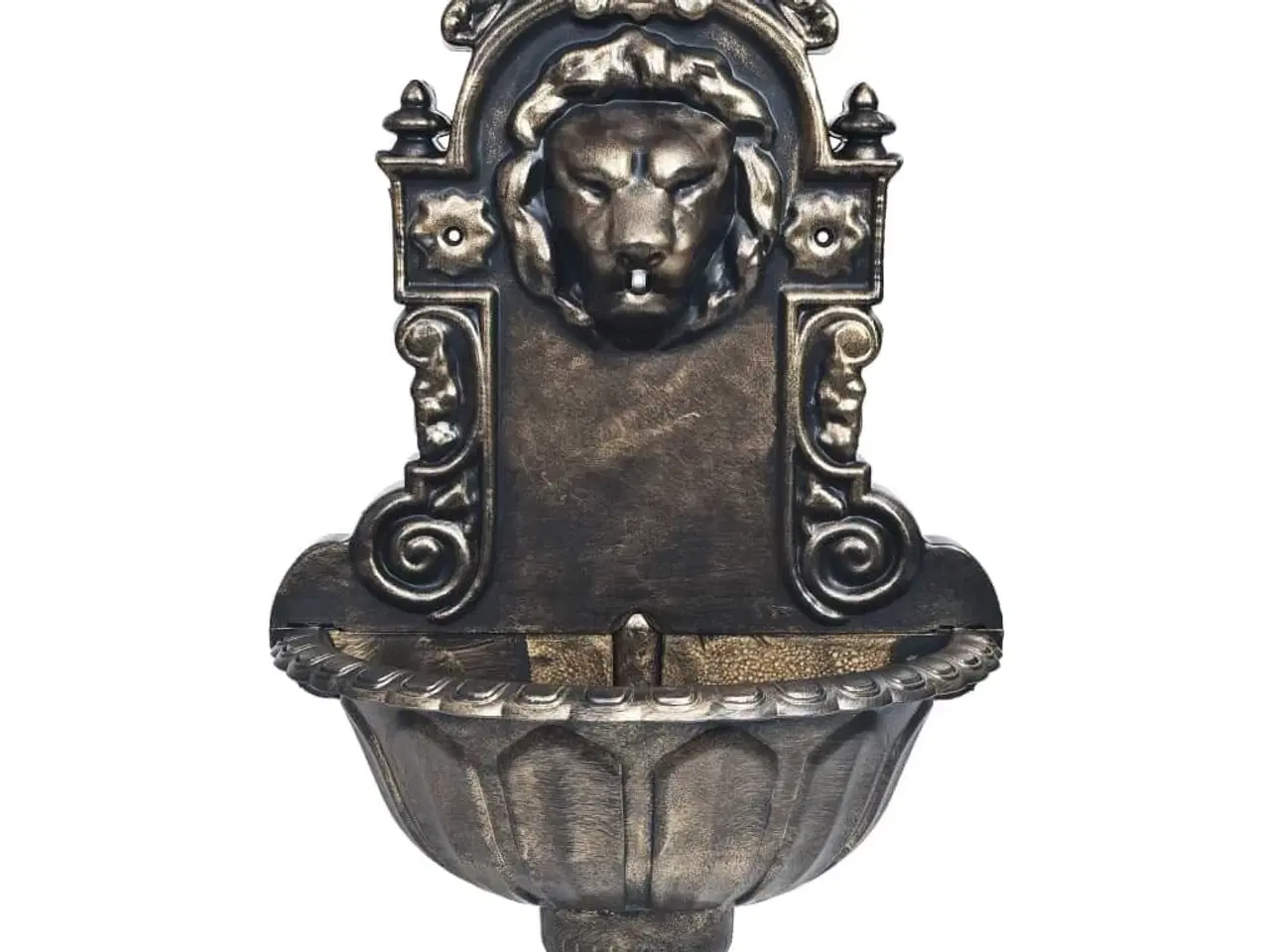 Billede 5 - Vægfontæne løvehoved bronzefarvet