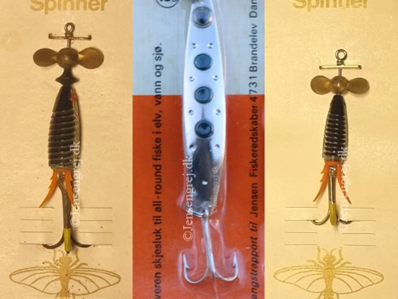 Billede 1 - Jensen Rubin-Sluken og Nymph Spinner i original em