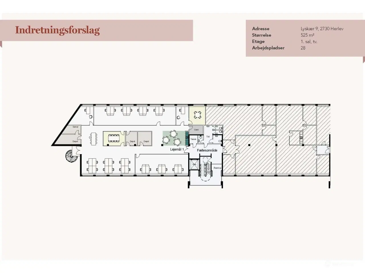 Billede 19 - Funktionelle lejemål med naturligt lysindfald lige ved Letbanen (2026)