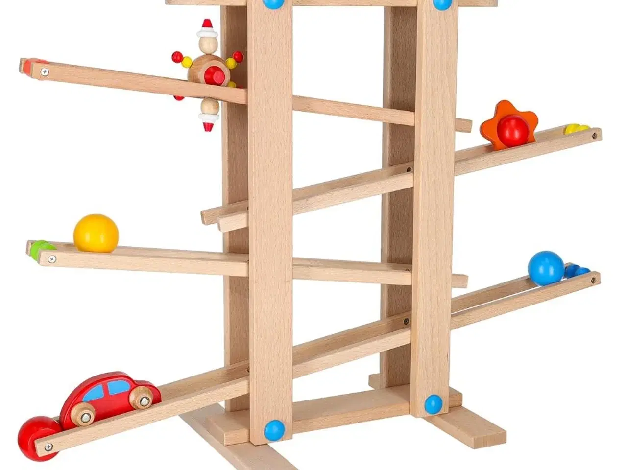 Billede 5 - Kuglebane i træ XXL – Montessori kulodrome