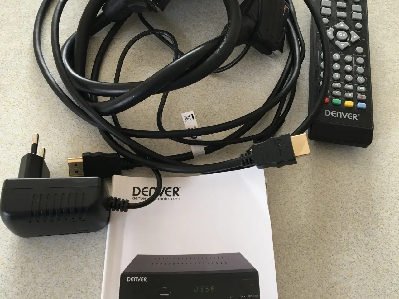 Billede 2 - Denver DVB-C Kabel TV box MPEG-4 HD