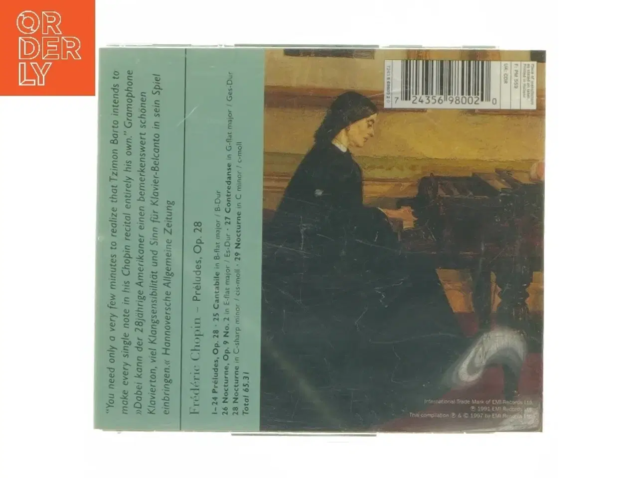 Billede 3 - Chopin: Préludes, Op. 28 CD (str. 12,5x14 cm)