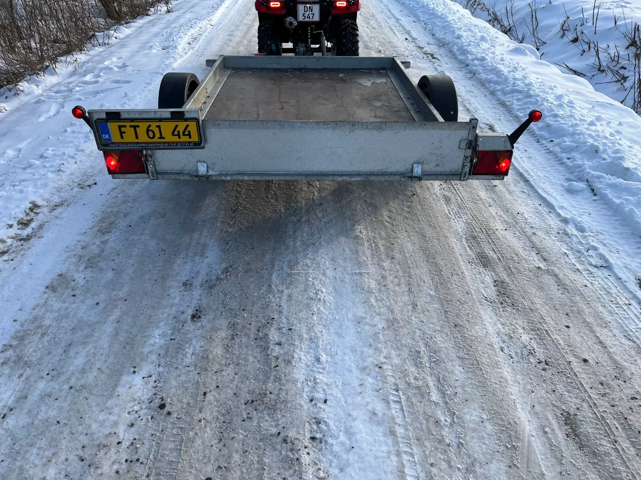 Billede 3 - Maskintrailer med tip og spil