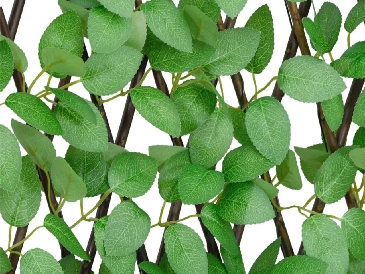 Billede 5 - Espalier med kunstig vedbend 180x65 cm udvidelig grøn