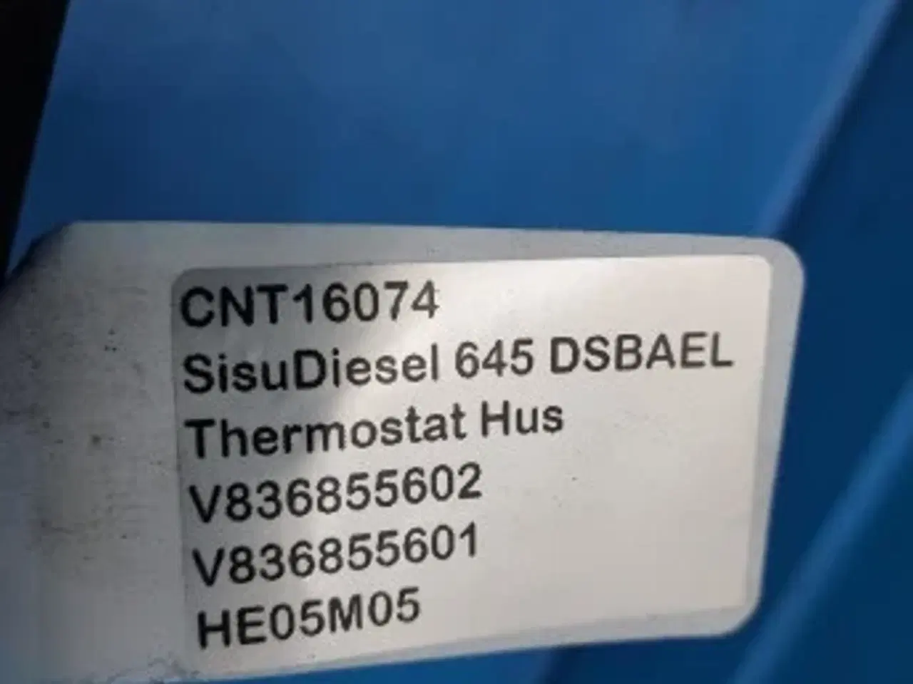 Billede 13 - SisuDiesel 645 DSBAEL Thermostat Hus V836855602