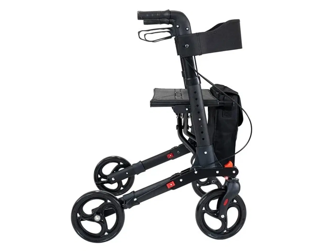 Billede 2 - Lindebjerg Rollator - Smart klik - HF-150 - Sort