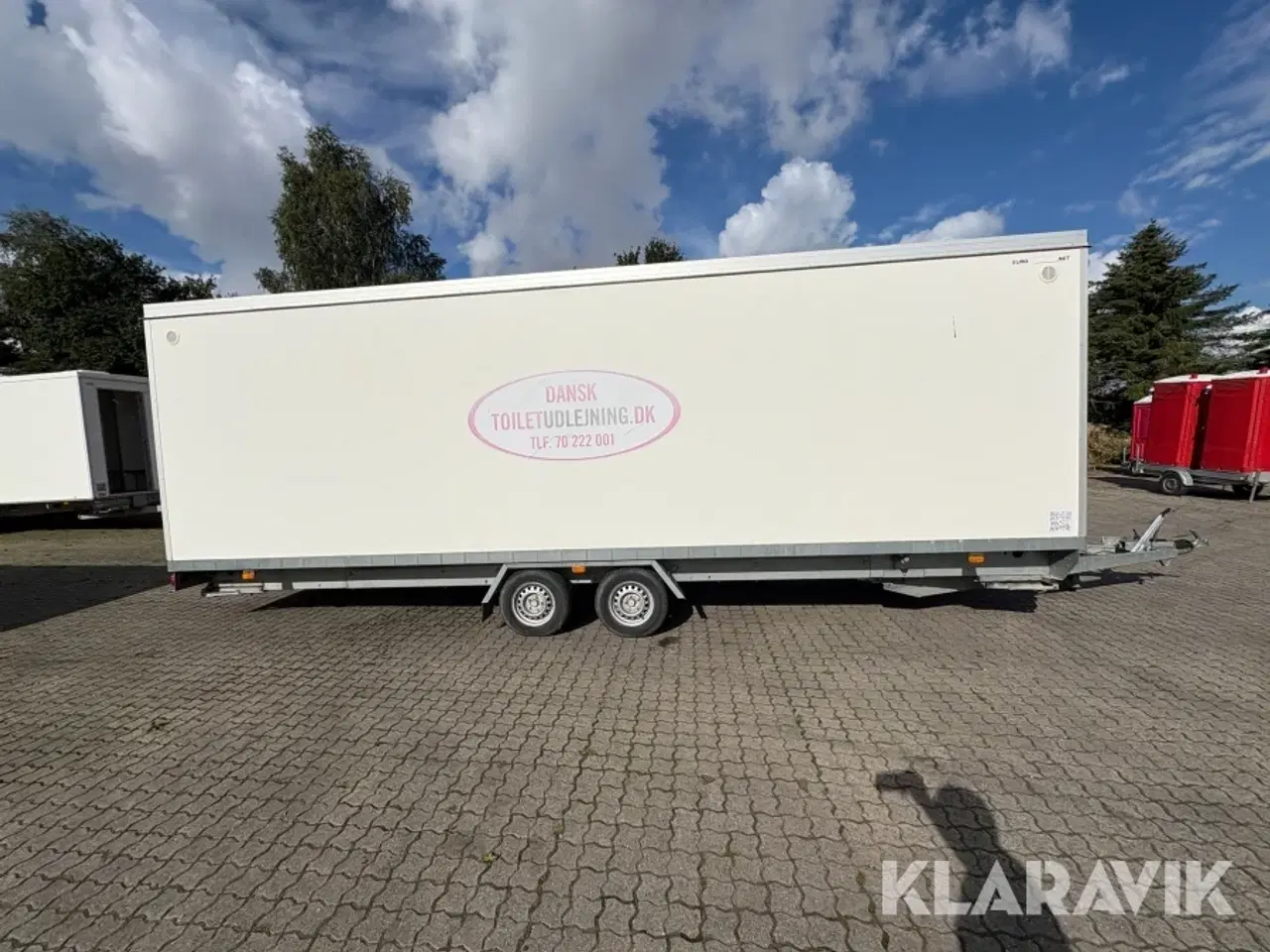 Billede 4 - Toilet trailer med 10 toilletter Eurowagon 2052-73