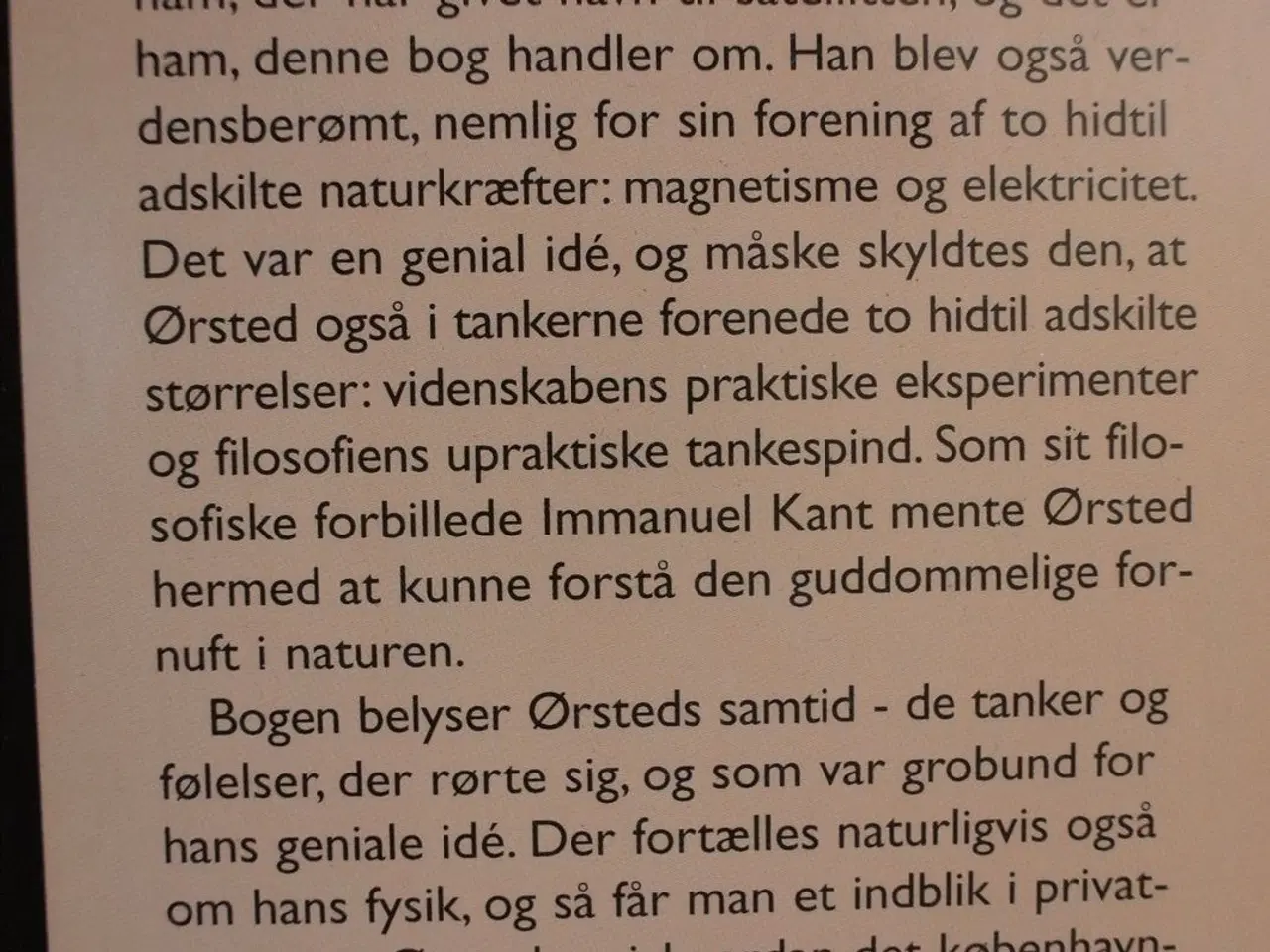 Billede 3 - h. c. ørsted og fornuften i naturen, af bjarne kou