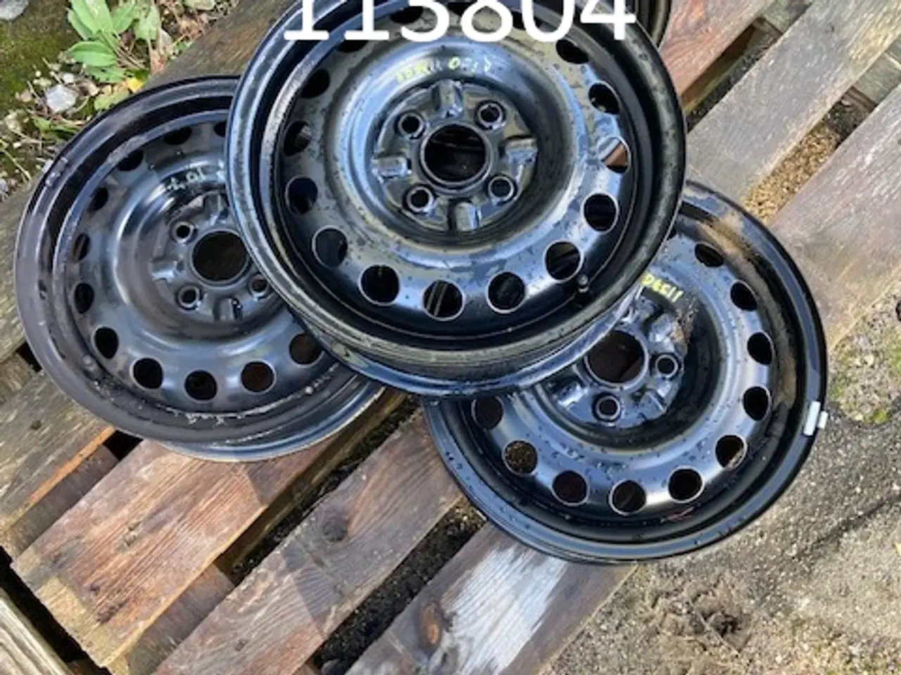 Billede 1 - 4 stk. stålfælge Toyota/Citroen/Peugeot