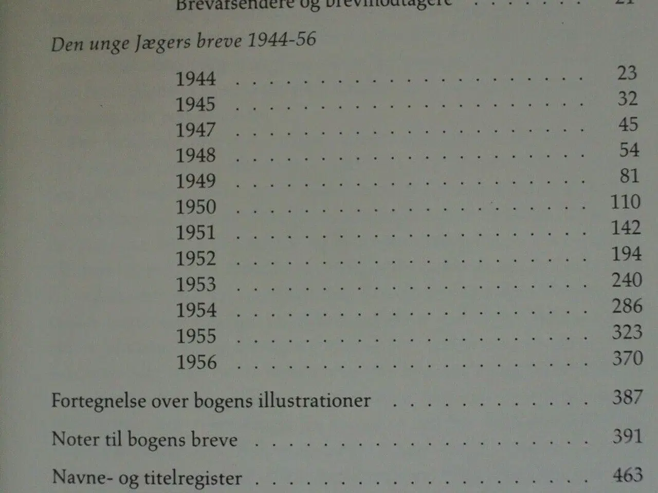 Billede 2 - den unge jægers breve 1944-56, af frank jæger - ud